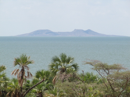 Turkanan Central Island, whrend Abfahrt aus Lobolo