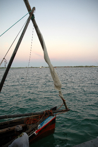 dhows in Lamu